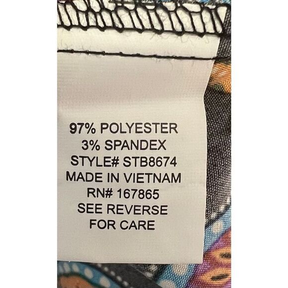 NWT Notations Floral Pattern Loose Fit LongSleeve Professional Blouse - Picture 4 of 4